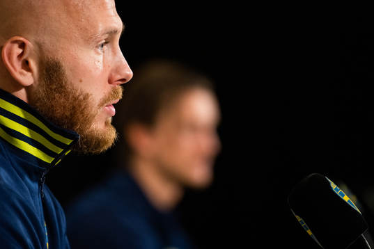 Magnus Eriksson of the Swedish national football team