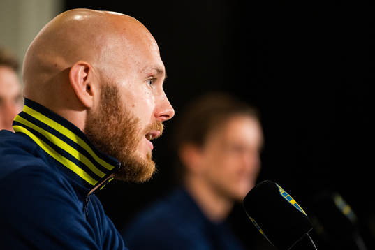 Magnus Eriksson of the Swedish national football team