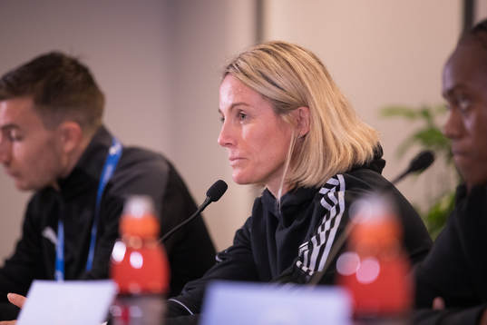 Sonia Bompastor, head coach of Lyon