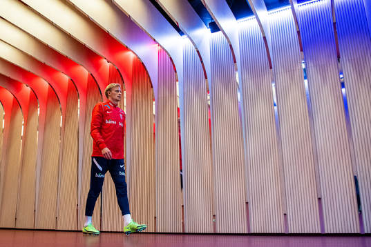 Morten Thorsby of the Norwegian national football team
