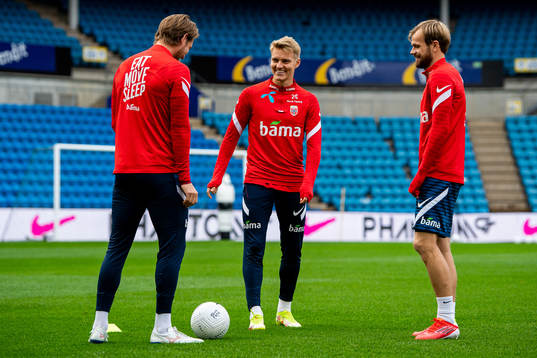 Stefan Strandberg, Martin Ødegaard and Iver Fossum of the