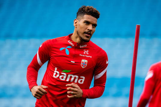 Ohi Omoijuanfo of the Norwegian national football team