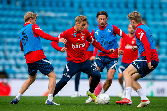 Mats Møller Dæhli, Martin Ødegaard, Patrick Berg and