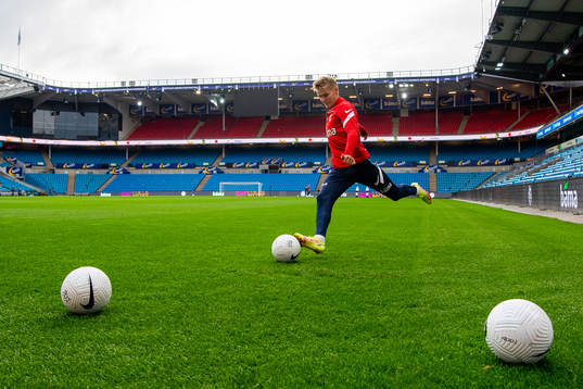 Martin Ødegaard of the Norwegian national football team