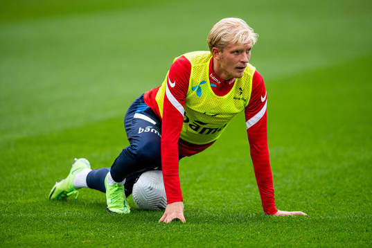Morten Thorsby of the Norwegian national football team
