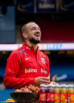 Veton Berisha of the Norwegian national football team