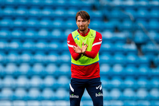 Stefan Strandberg of the Norwegian national football team