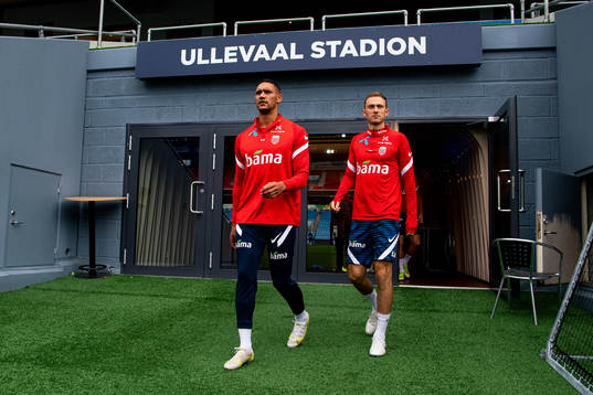 Ruben Gabrielsen and Fredrik Aursnes of the Norwegian