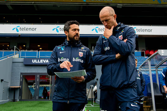 Bernardo Cueva, tactical statistician, and Brede Hangeland,