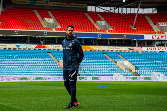 Bernardo Cueva, tactical statistician of the Norwegian