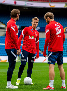 Stefan Strandberg, Martin Ødegaard and Iver Fossum of the