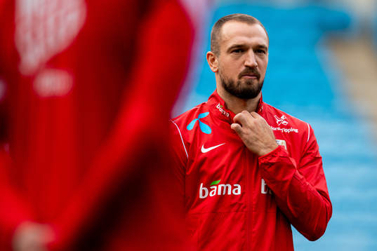 Veton Berisha of the Norwegian national football team