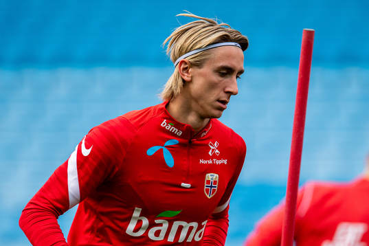 Dennis Johnsen of the Norwegian national football team