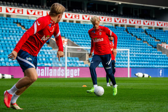 Morten Thorsby of the Norwegian national football team