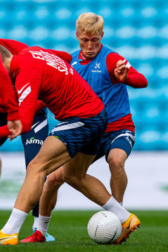 Birger Meling of the Norwegian national football team
