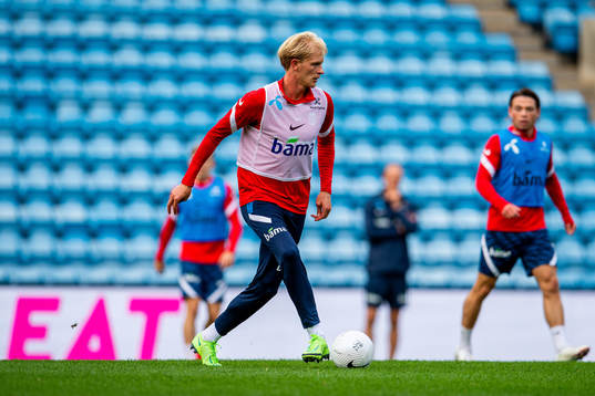 Morten Thorsby of the Norwegian national football team