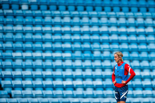Dennis Johnsen of the Norwegian national football team