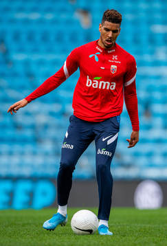 Ohi Omoijuanfo of the Norwegian national football team