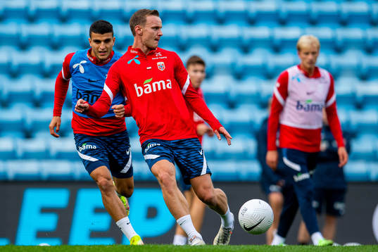 Marius Lode of the Norwegian national football team
