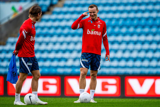 Patrick Berg and Marius Lode of the Norwegian national