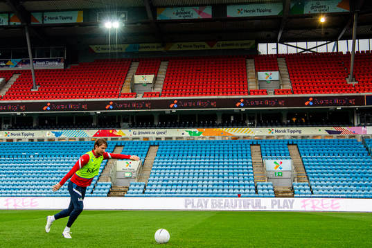 Stefan Strandberg of the Norwegian national football team