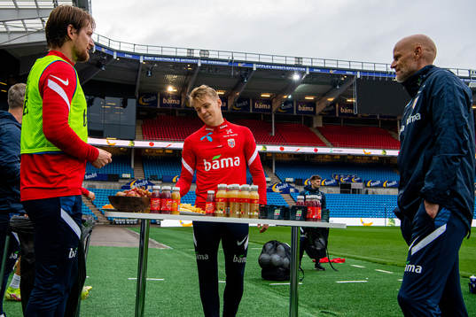 Stefan Strandberg, Martin Ødegaard and Ståle Solbakken,