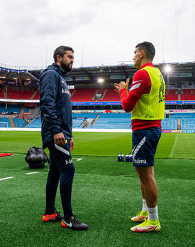 Bernardo Cueva, tactical statistician, and Mohamed