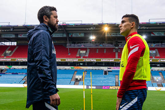 Bernardo Cueva, tactical statistician, and Mohamed