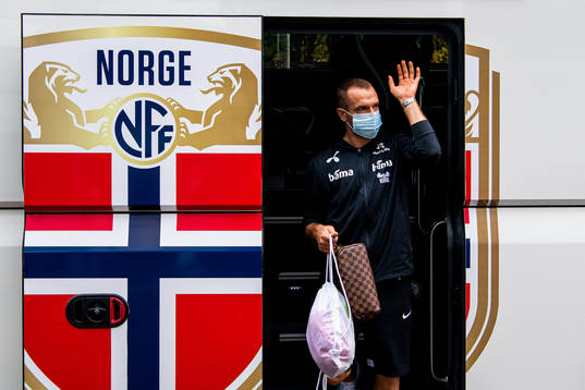Veton Berisha of the Norwegian national football team