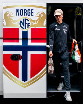 Dennis Johnsen of the Norwegian national football team