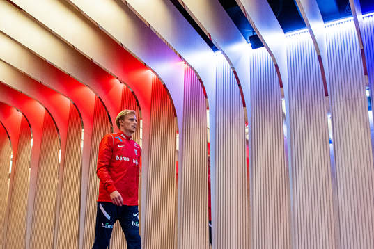Morten Thorsby of the Norwegian national football team