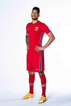 Ohi Omoijuanfo of the Norwegian national football team