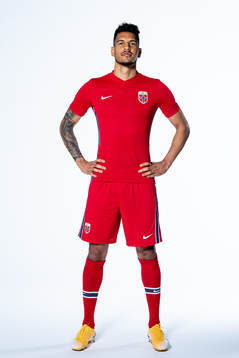 Ohi Omoijuanfo of the Norwegian national football team