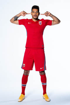 Ohi Omoijuanfo of the Norwegian national football team