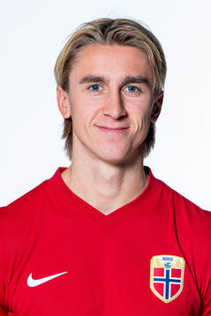 Dennis Johnsen of the Norwegian national football team