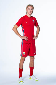 Dennis Johnsen of the Norwegian national football team