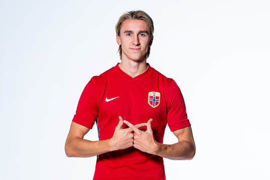 Dennis Johnsen of the Norwegian national football team
