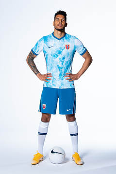 Ohi Omoijuanfo of the Norwegian national football team