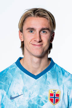 Dennis Johnsen of the Norwegian national football team
