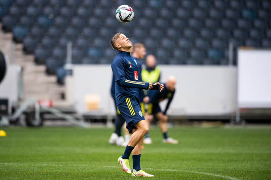 Jesper Karlsson of the Swedish national football team
