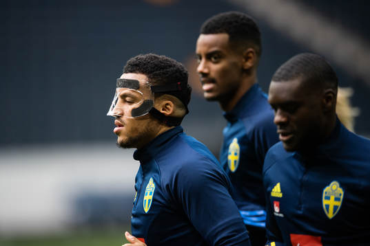 Martin Olsson of the Swedish national football team
