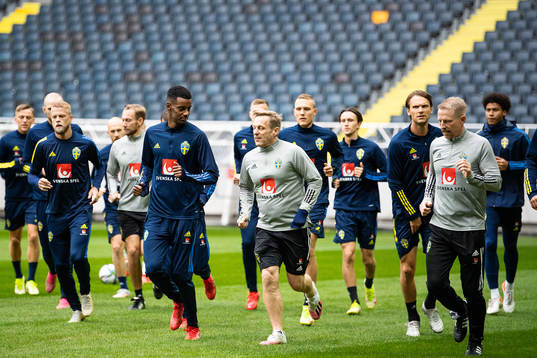Alexander Isak of the Swedish national football team