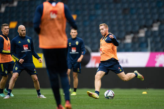Dejan Kulusevski of the Swedish national football team