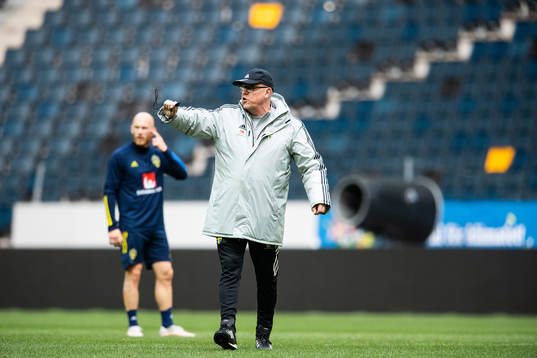 head coach Janne Andersson of the Swedish national football