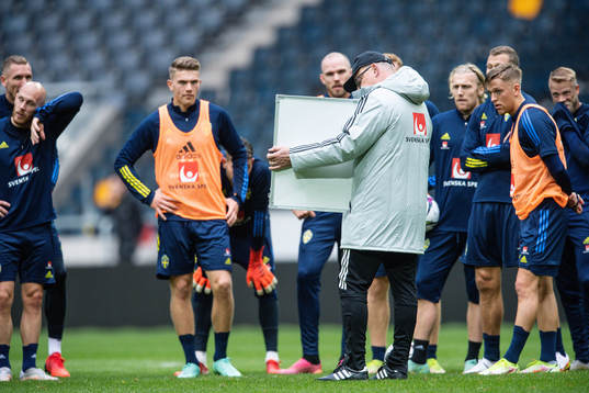 head coach Janne Andersson of the Swedish national football