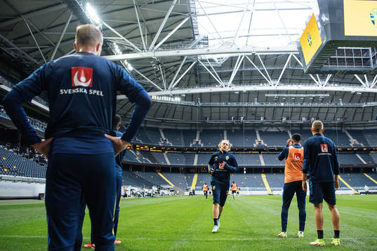Emil Forsberg of the Swedish national football team