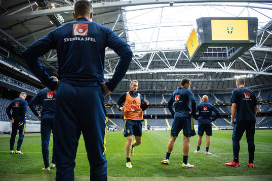 Dejan Kulusevski of the Swedish national football team