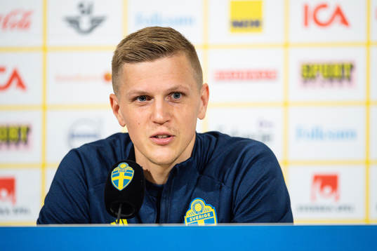 Joakim Nilsson of the Swedish national football team
