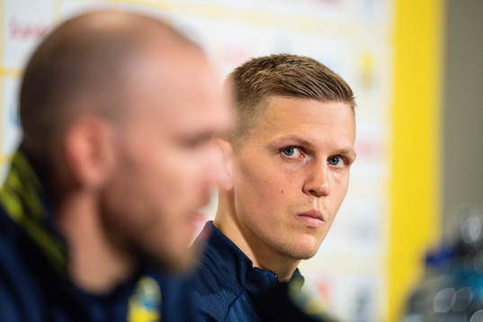 Joakim Nilsson of the Swedish national football team