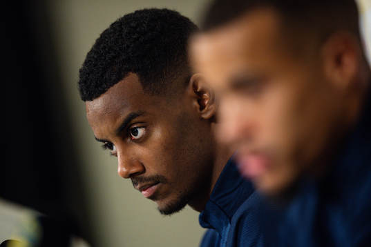 Alexander Isak of the Swedish national football team